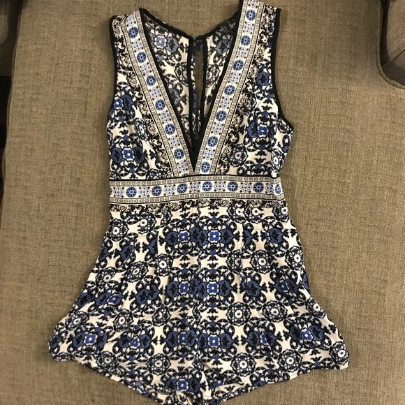 Forever 21 Pants - Low V Romper